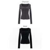 スクエアニットボタントップス レディース | coca | 詳細画像20