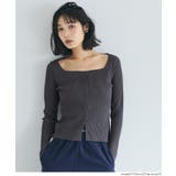 スクエアニットボタントップス レディース | coca | 詳細画像7