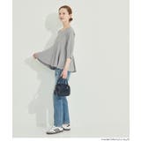 バックパールペプラムニットトップス | coca | 詳細画像11 