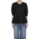 バックパールペプラムニットトップス | coca | 詳細画像4 