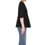 バックパールペプラムニットトップス | coca | 詳細画像5 