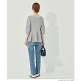 バックパールペプラムニットトップス | coca | 詳細画像9 