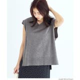 ニットVネックベスト | coca | 詳細画像10 