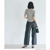 ラウンドヘムでこなれる、大人の五分丈ラウンドヘムニット | coca | 詳細画像15