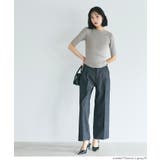 ラウンドヘムでこなれる、大人の五分丈ラウンドヘムニット | coca | 詳細画像16