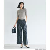 ラウンドヘムでこなれる、大人の五分丈ラウンドヘムニット | coca | 詳細画像17