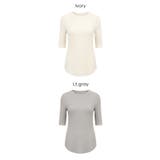 ラウンドヘムでこなれる、大人の五分丈ラウンドヘムニット | coca | 詳細画像20