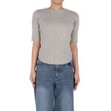 ラウンドヘムでこなれる、大人の五分丈ラウンドヘムニット | coca | 詳細画像4