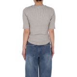 ラウンドヘムでこなれる、大人の五分丈ラウンドヘムニット | coca | 詳細画像6