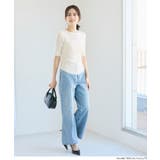 ラウンドヘムでこなれる、大人の五分丈ラウンドヘムニット | coca | 詳細画像7