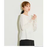 袖金ボタンボートネックニットトップス【西山茉希様着用】 | coca | 詳細画像3
