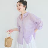 【累計販売数15万枚突破！】肌なじみの良いカラーが大人っぽいガーゼシャツ〈26s… | coca | 詳細画像1 