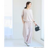 26ss新色登場！エンボス加工ワイドパンツ【速乾・イージーケア】 | coca | 詳細画像19 