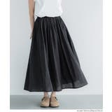 【26ss新色追加/着映え度120%!】鮮やかカラーコットンボイルスカート | coca | 詳細画像7