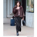 ［Black］ | 【DAILY WARM】裏シャギーIラインスカート | coca