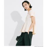 〈26ss新色登場〉エンボス切り替えフレアトップス | coca | 詳細画像15