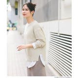 上質さとリラックス感が漂う大人のヤク風Vネックプルオーバーニット | coca | 詳細画像13 