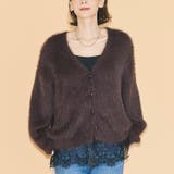 \26aw新色登場/ふんわりシャギーニットカーディガン【高橋愛様着用】 | coca | 詳細画像1