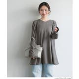 ［Dk.beige］ | エンボスAライントップス | coca