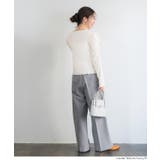 クレープシャーリングパフスリーブトップス | coca | 詳細画像17 