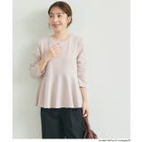 \26aw新色登場/エンボス長袖裾フレアトップス | coca | 詳細画像5