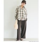 ＼26aw新色登場／エンボス加工ワイドパンツ【速乾・イージーケア】 | coca | 詳細画像7 