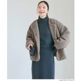 【洗える】マシンウォッシャブルボアブルゾン | coca | 詳細画像25 