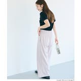 ＼26aw新色登場／エンボス加工ワイドパンツ【速乾・イージーケア】 | coca | 詳細画像4 
