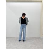 【DAILY WARM】裏起毛デニムワイドパンツ | coca | 詳細画像16 