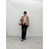 【DAILY WARM】裏起毛デニムフレアパンツ | coca | 詳細画像16 