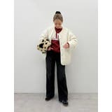 【DAILY WARM】裏起毛デニムワイドパンツ | coca | 詳細画像17 