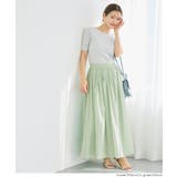 [Lt.Green] | 【26ss新色登場】コットンボイルスカート | coca