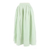 [Lt.Green] | 【26ss新色追加/着映え度120%！】鮮やかカラーコットンボイルスカート | coca