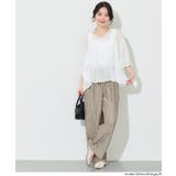 〈26ss新色登場〉セルフカット可◎スリムウェーブパンツ | coca | 詳細画像10 