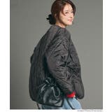 ［Charcoal］ | ＼26AW新色登場／一枚で二度可愛い、リバーシブルキルティングブルゾン | coca