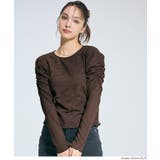 クレープシャーリングパフスリーブトップス | coca | 詳細画像24 