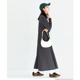 エンボス長袖Aラインワンピース | coca | 詳細画像13 