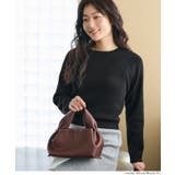 ［Black］ | ＼26aw新色登場／スタイルアップを叶えるクロップド丈ニットトップス | coca