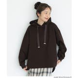 ［Dk.Brown］ | ＼26aw新色登場／ソフトスウェットリボンパーカー【高橋愛様着用】 | coca
