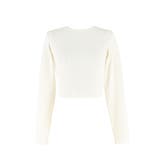 スタイルアップを叶えるクロップド丈ニットトップス | coca | 詳細画像2