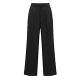 [Black] | 〈26ss新色登場〉ダブルクロスワイドパンツ〈セットアップ対応〉 | coca