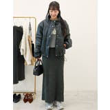 フェイクレザー中綿ジャケット | coca | 詳細画像14 