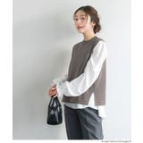 ニットベストセットブラウス | coca | 詳細画像13 