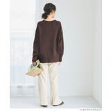 上質さとリラックス感が漂う大人のヤク風Vネックプルオーバーニット | coca | 詳細画像15 