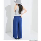 26ss新色登場！エンボス加工ワイドパンツ【速乾・イージーケア】 | coca | 詳細画像11 