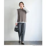 ニットベストセットブラウス | coca | 詳細画像12 