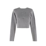 スタイルアップを叶えるクロップド丈ニットトップス | coca | 詳細画像3