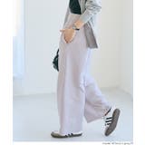 26ss新色登場！エンボス加工ワイドパンツ【速乾・イージーケア】 | coca | 詳細画像24 