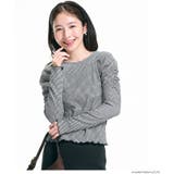 クレープシャーリングパフスリーブトップス | coca | 詳細画像26 