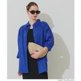 [Blue] | 【累計販売数15万枚突破！】肌なじみの良いカラーが大人っぽいガーゼシャツ〈26s… | coca